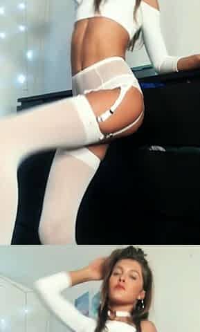 Pretty Hot Blonde Cam Babe Masturbate Solo on Cam
