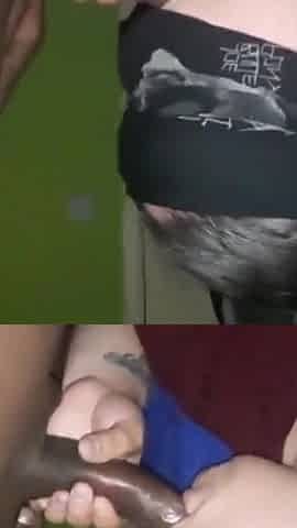 Bbwbootyful BBC Nata4sex blindfolded blowjob booty spanking pounding my fat wet pussy
