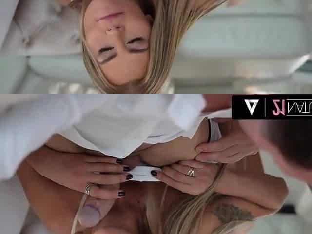 Beauty Babe Gets Her Ass Covered In Cum After Hot Anal - David Hot, Zlata Shine And David Perry