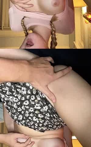 Hot amateur teen blowjob and facial HD video