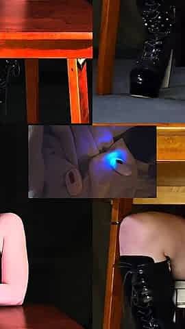 Demoness DP with Vibrating Buttplug and Remote Lush