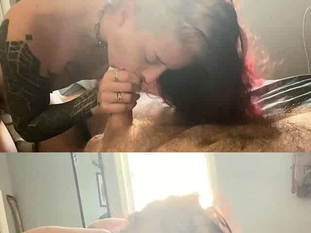 Pov homemade amateur facial cumshot and blowjob