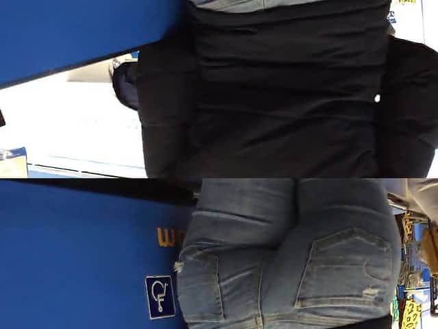 Hotties in Leggings - Candid BBW Hot ass yoga pants tights