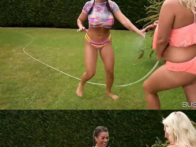 Fuck Each Other In The Garden With Krystal Swift And Chloe Lamour