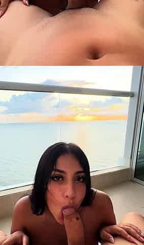 Hot stepsister on the beach makes vacation worthwhile.