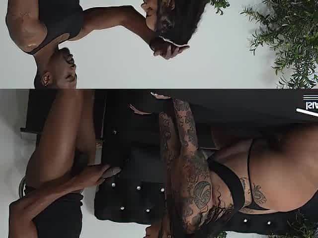 Thick Baddie Takes Huge BBC Backshots