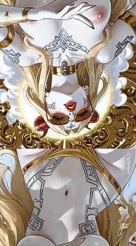 118. My White Demon in a Cloud Sexy Pose (ai Animation)