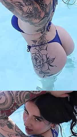 Big Booty Baddie Fucks BBC in Backyard