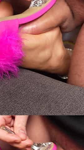 Ultimate Foot Fetish Dream - Blonde Footjob, Heeljob, Foot Worship & on Feet