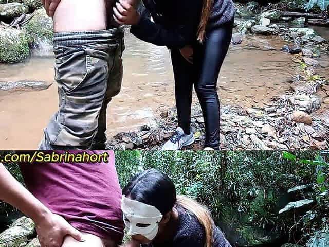 rico anal en selva peligrosa, la hago orinar y le dejo el sperm adentro