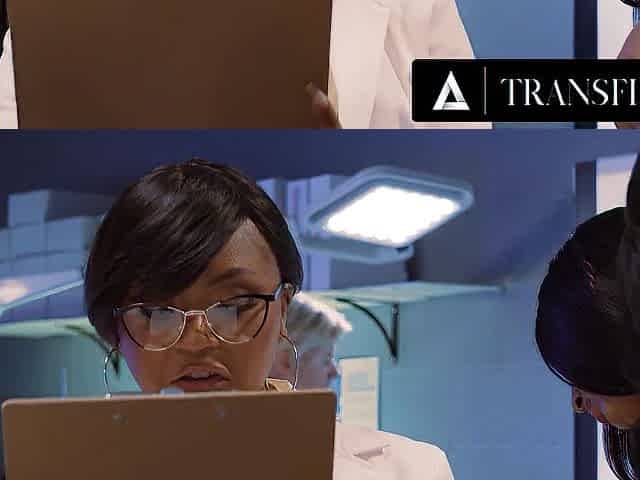 TRANSFIXED - DOLLS: Khloe Kay & Zariah Aura Get Caught Screwing By Lustful Scientist Avery Jane!
