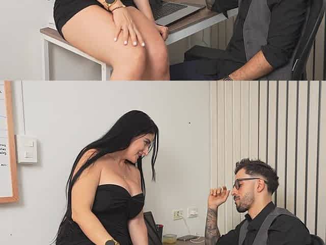 I Cheated on My Wife with My Secretary and She Asked Me to Cum Inside Her - MILF, Creampie