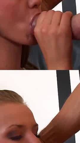 Hot Teen Girl Sucks and Fucks Big Cock