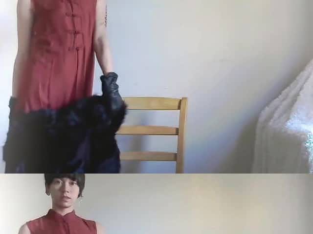 Asian FTM Strip Tease