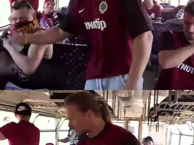 Busty Blonde Pikup A Train And Get Gang Banged