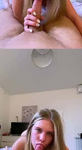 Big boobed busty girl make this self shot video