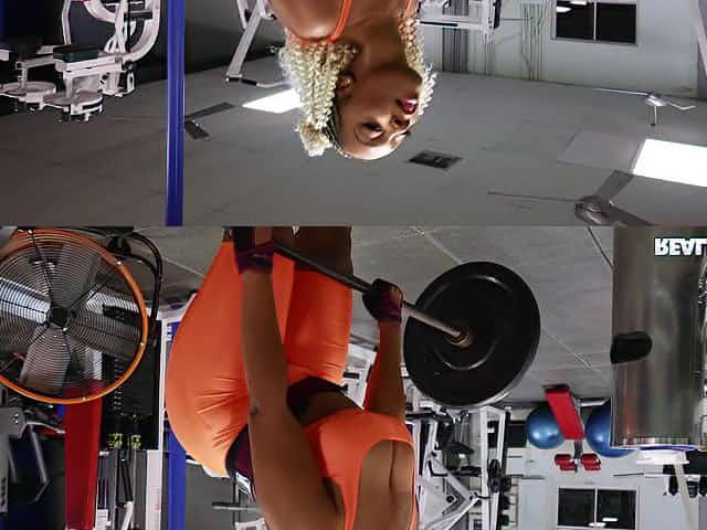 Round ass ebony Mimi Curvaceous drops her pants to ride a white dick