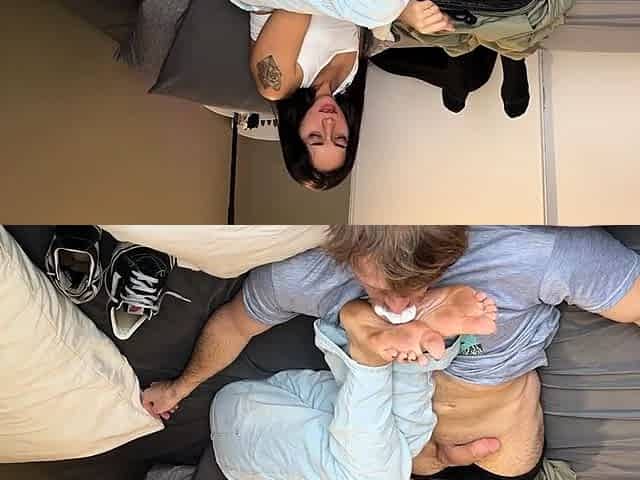 Goddess Ellen - Dirty Foot Smelling Handjob
