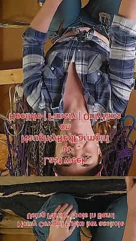 Wicked Redhead Cowgirl Screws arsehole Using farrier tool gaping arsehole!