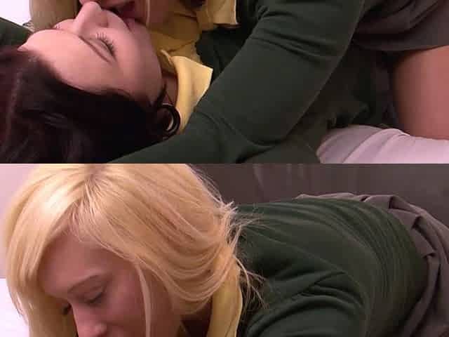Naughty lesbian babes toys their pussies