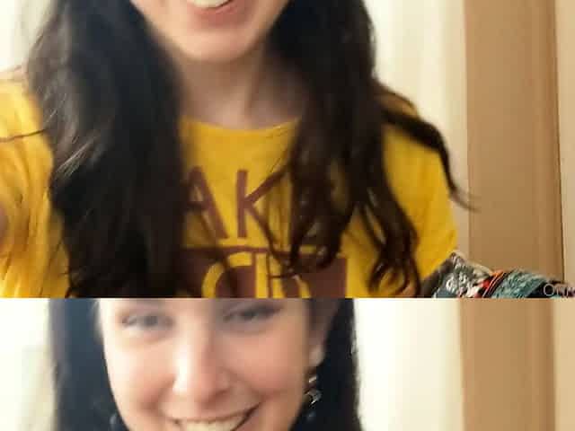 Hot brunette from squirt masturbating on webcam