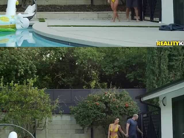 Abigail Macs Intense Beach Encounter With Brunette Heat