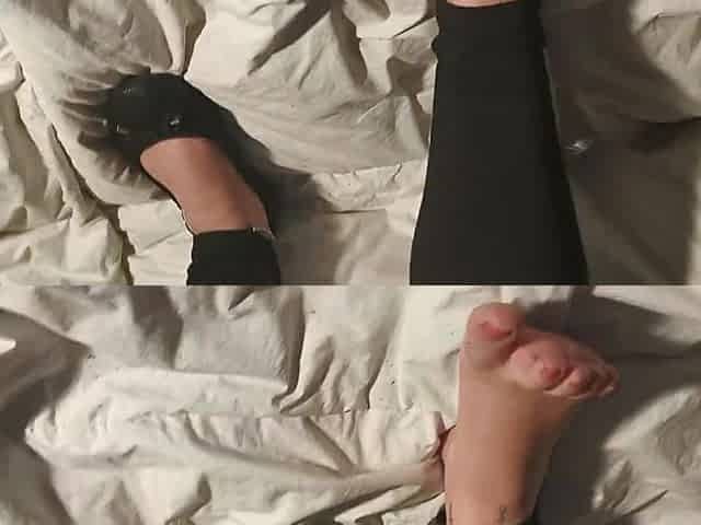Feet after work stinky smelly and bawdy soles