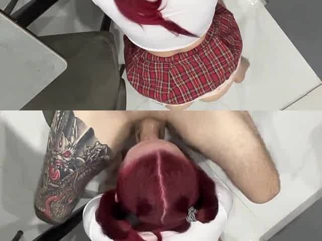 An silly student asks the teacher to give a precious grade for anal