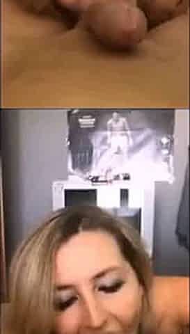 British Babe Blows for a Facial