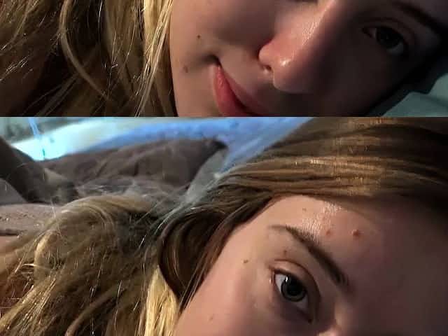 Skinny blonde takes all of your cock POV style (Haley Reed)