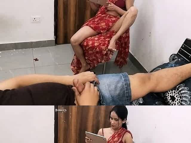 Indian Pregnant Wife Giving Husband A Blowjob