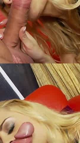 Chloe likes to suck a mature cock before going back to her husband