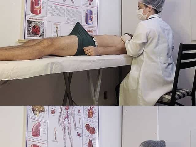 Patient Becomes Rigid in Front of the Nurse During the Examination