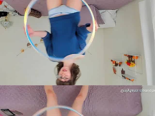 Cute Tiny Livecam Cutie Hula Hoops