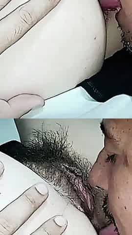 Stepdaddy Is Addicted to My Hairy Pussy