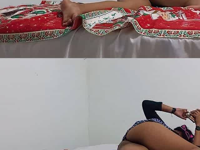 I love exhibitionism! Hot student prefers to stay home to masturbate her wet, brown pussy.