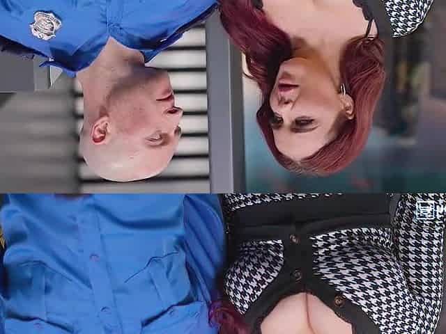 Security Guard Makes 2 Curvy Travelers Suck His Ramrod and Take Anal Toys in a Three-some