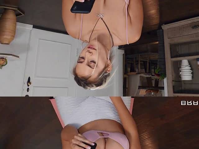 Down blouse Yoga Scott Nails nails hairy, busty & flexible blonde Indica Monroe - POV hardcore