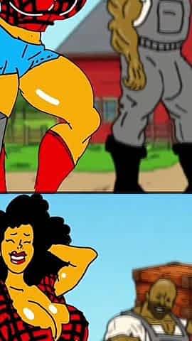 Redneck's Slutty Wife. Cartoon