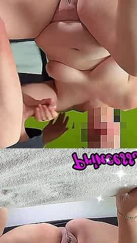 Sexy German MILF Amateur Handjob Cumshot Video