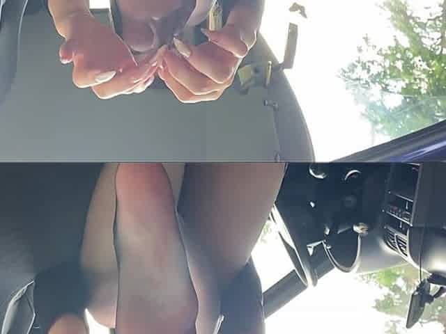Feet teasing