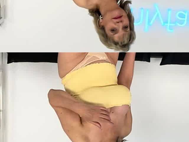 Sexy blonde british solo masturbation