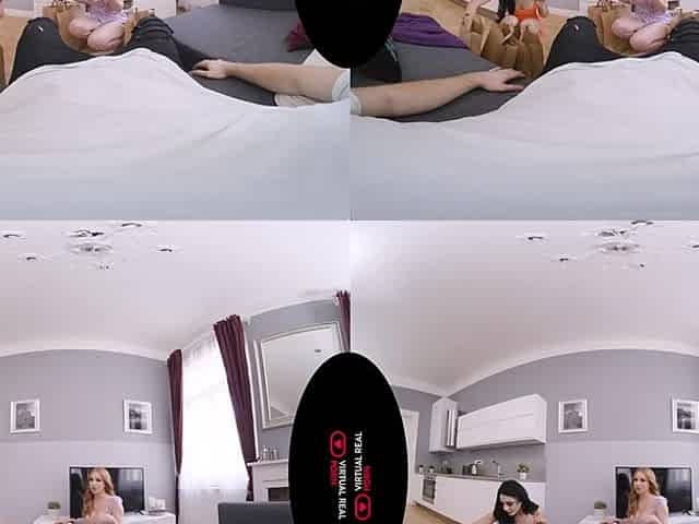 Foot Tease - Pornstar MFF Threesome POV - SexLikeReal