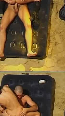 Brunette Has Anal Fuck on the Beach