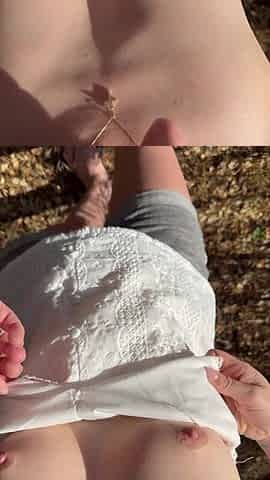 I meet a walker and I empty his balls into my mouth