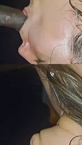 BBC Fucking My Mouth Holding on to My Hair
