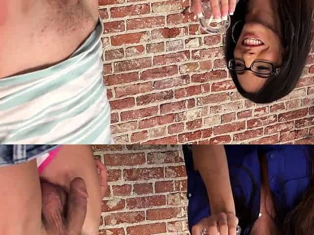 Hawt Cherry Jul and ally hardcore interracial anal threesome