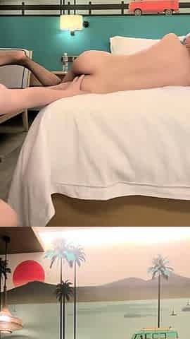 Young sweet Asian fingering hairy pussy visit her live