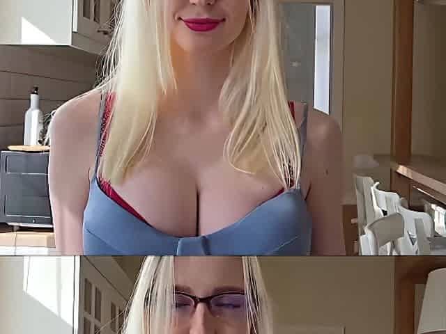 Sexy Blonde Busty Stepmother Fucked And Creampied