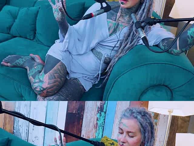 Anuskatzz tattoo model ASMR YOU - uncomfortable podcast talking